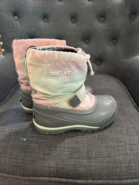 3M Thinsulate Kids Frosty XT Waterproof Boots - Pink and Gray